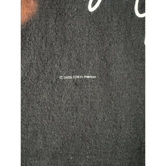 Men’s Vintage 90s Salem Big Face Michael Jordan Grail Anvil Black T-shirt L - Picture 6 of 7